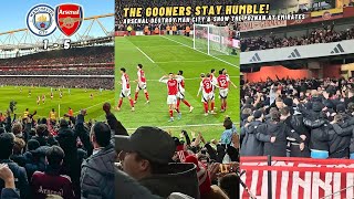 Arsenal Fans Erupt At Emirates! As Arsenal Destroy Man City to Take a Revenge In the Premier League