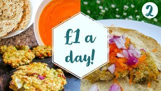 How to live on £1 a day |  Vegan on a budget | DAY 2