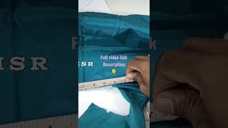 Blouse Collar Cutting Tutorial | short video | @MSRTAILORINGTUTORIAL