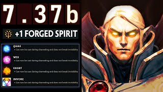 7.37B PATCH BEST BUFF FOR INVOKER?! Dota 2 Invoker