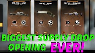 BIGGEST SUPPLY DROP OPENING EVER! (100+ Supply drops/no COD Points)