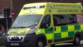 West Midlands Ambulance Service 4046 on shout in Hereford