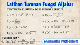 Turunan Fungsi Aljabar - Aturan Rantai (Part 2)