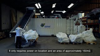 Isodan Fiberglass Recycling Production Plant (English subtitles)