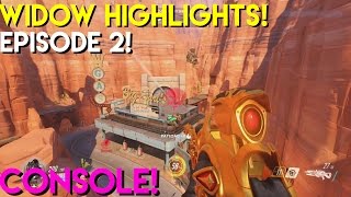 CONSOLE WIDOWMAKER HIGHLIGHTS EPISODE #2! (Overwatch Gameplay Montage PS4)
