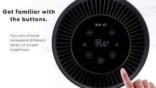 Instant HEPA Quiet Air Purifier From the Makers of Instant Pot with Plasma Ion Technology