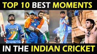 Top 10 Rare Moments in Indian cricket History I GREATEST MOMENTS