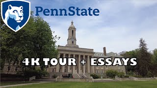 Penn State University Tour [4K] + Admissions Tips #pennstate #collegetour #collegeadmissions