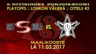 Maalikooste: SBT Suola vs. Sastamolo Kings (11.3.2017)