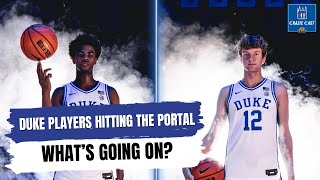 Duke Players Hitting The Portal: What's Going On? | Crazie Cast