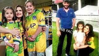 Shahid Afridi Wife & Daughters Met with Zareen khan at Dubai T10 Cricket League