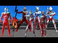 ULTRASEVEN X VS ULTRASEVEN, ULTRAMAN ARC, RIBUT, TARO, ZERO ウルトラマン ファイティングエボリューション0 #ウルトラマン #gaming