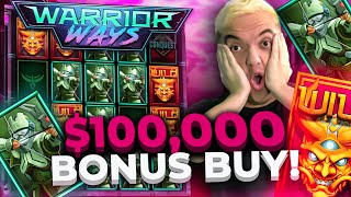 WARRIOR WAYS - New slot pays big on INSANE buys