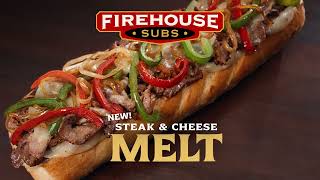 Toasted twice. Extra cheesy. New Steak & Cheese Melt.