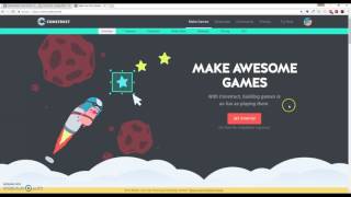 Getting Started on a 2D Platformer Game and its Tiled Background in Construct3 (1/10)