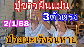 ปล่อยด่วนปู่ขาวป่วยมะเร็งฝันแม่น2/1/68