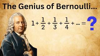 How Bernoulli Solved 1+1/2+1/3+1/4+...=?