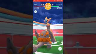 ポケモンGO レイドバトル「デオキシスアタックフォルム(思念突き電磁砲)」天候”曇り”  重複ポケモン、天候ブースト、再突入禁止