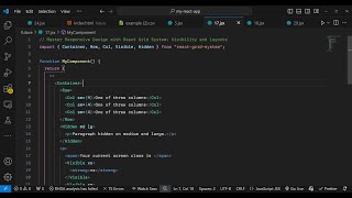 React.js Responsive Design Grid System Bootstrap Alternative Using react- grid-system
