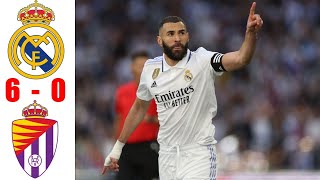 Real Madrid Vs Real Valladolid 6-0 - All Goals & Highlights 2023 HD