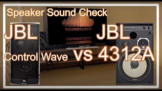 JBL Control Wave vs JBL 4312A  [Speakers Sound Comparison スピーカー音比較]