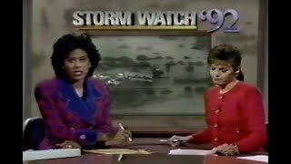 KCAL TV California 9 Prime 9 News at Eight Storm of '92 February Flood Los Angeles February 12, 1992