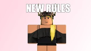 Roblox New Rules