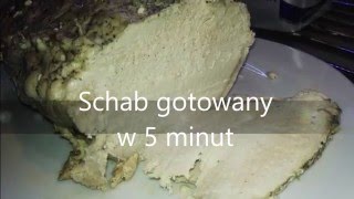 Schab gotowany w 5 minut