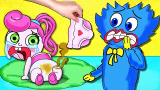 What happened to Mommy Long Legs' diaper? - Stop Motion Paper | Yul Channel #67