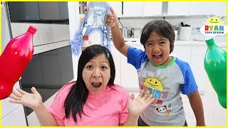 Top 5 science experiments to do at home for Kids with Ryan ToysReview!!!