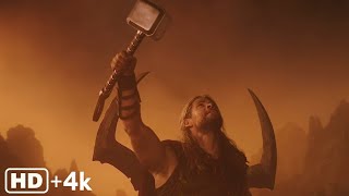 Thor Puts His Hammer on Fire Dragon (Scene) – Thor Ragnarok (2017) Movie CLIP HD 4k