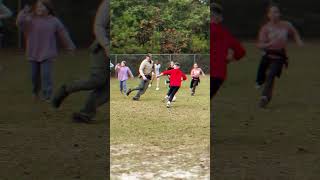 Deputy Rogers Plays Soccer with Codington 3rd Graders