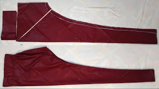 Churidar / Pushpack Pant cutting Easy method (M–size)