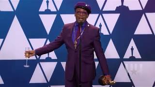 Spike Lee: Lots Of Drinks & A "Green Book" Diss Backstage At Oscars