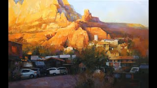 【 Sedona View  】Oil Painting Landscape Practice