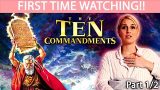 [1/2] THE TEN COMMANDMENTS (1956) | FIRST TIME WATCHING | MOVIE REACTION