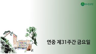 11월08일(금)연중 제31주간 금요일