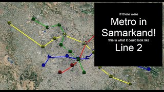 Samarkand metro Line 2 out of 4.