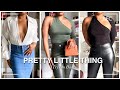 PRETTYLITTLETHING TRY ON HAUL | FALL HAUL 2021| PRETTYLITTLETHING LEATHER PANTS