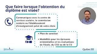 En savoir plus - DES et obtention d’unités en contexte d’enseignement à la maison