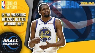 Is The Warriors Offense Better Without Kevin Durant?
