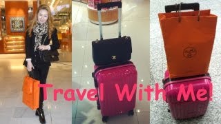 TRAVEL WITH ME! WHAT'S IN MY CHANEL JUMBO FLAP BAG?