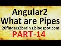 Angular 2 - How to use Pipes