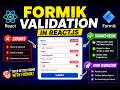 Formik Validation in ReactJS | Errors, Touched Fields & Form Submission Explained