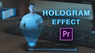 طريقة عمل تاثير الهولوجرام | Hologram effect