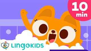 Bubbles + More Washing Hands Songs for Kids  🧼🙌  | Lingokids