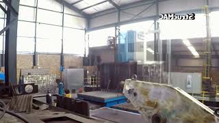 Our Skoda boring mill filmed in time lapse over 7 days