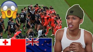 Most Intense Haka Ever??! NZ vs Tonga! *AMERICAN REACTS*