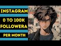 From 0 to 100K Instagram Followers Using AI #financialboosters #instagramfollowers