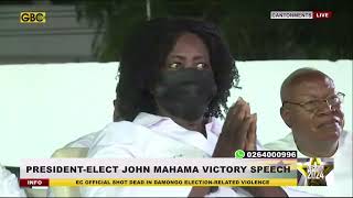 John Dramani Mahama’s full  speech after EC declared him winner of the 2024 elections